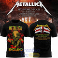 Metallica 2026 M72 World Tour London, England Special T-Shirt