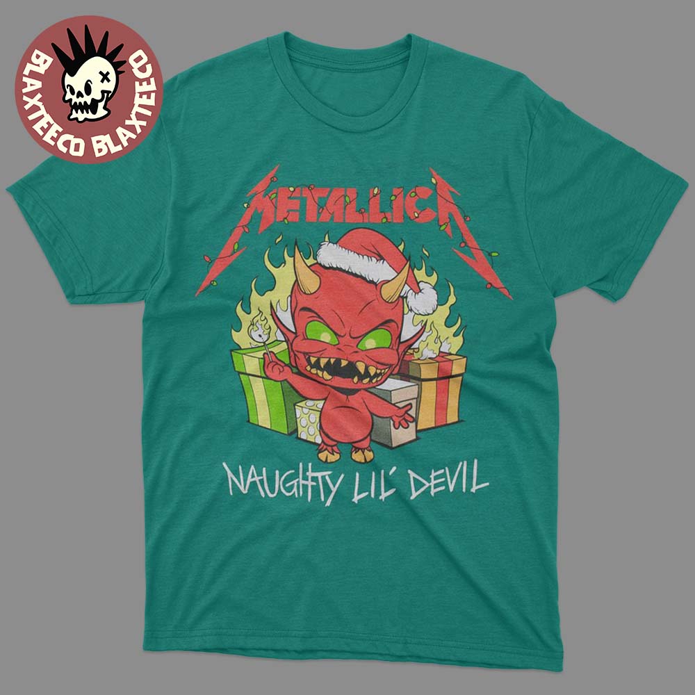 Metallica Christmas 2025 Naughty Lil’ Devil Holiday T-Shirt
