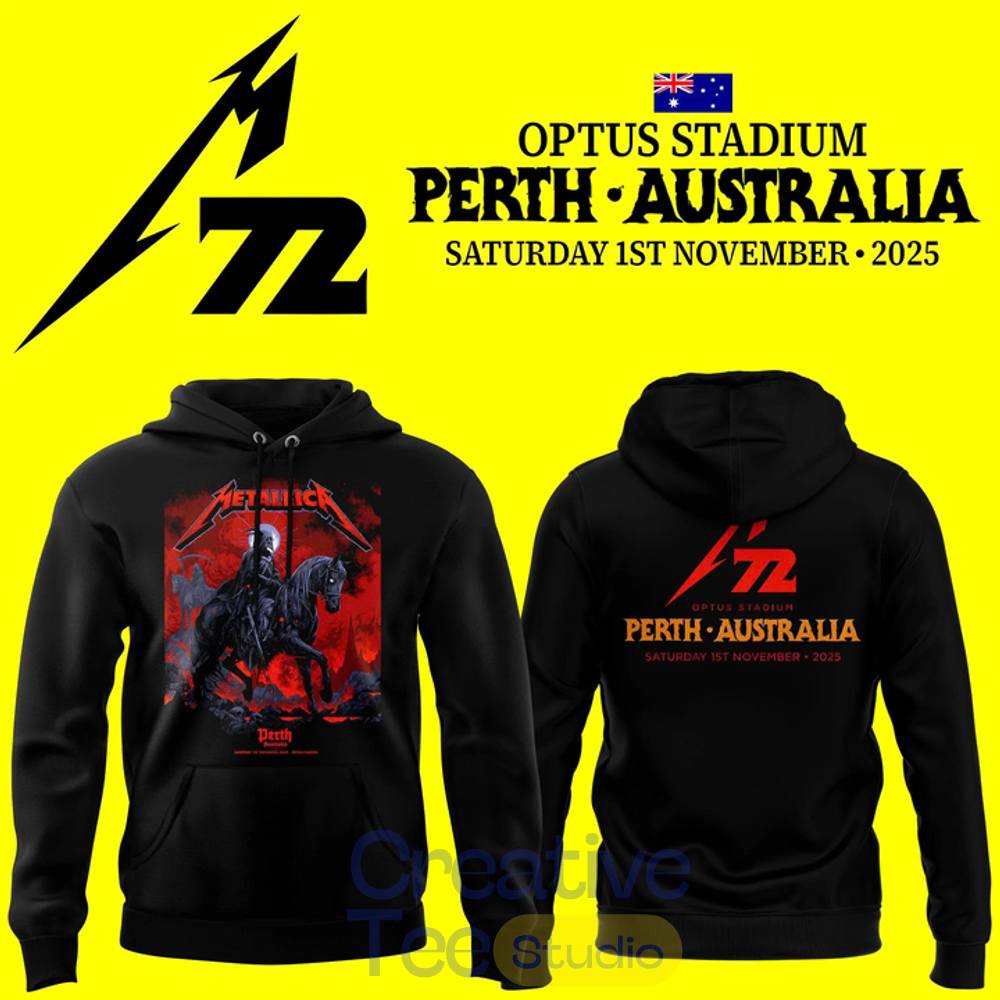 Metallica M72 Perth Tee Hoodie