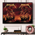 Metallica M72 Toronto Canada Venue Full Shows Combined Poster At Rogers Centre On April 24 And 26 2025 M72 North American Tour The Titan War Art Poster Canvas