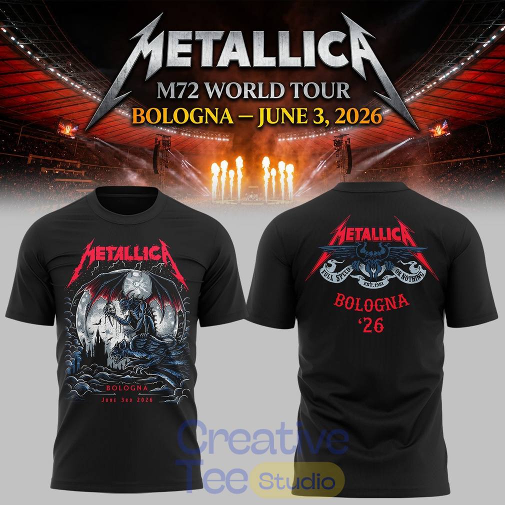 Metallica M72 World Tour Bologna 2026 T-Shirt