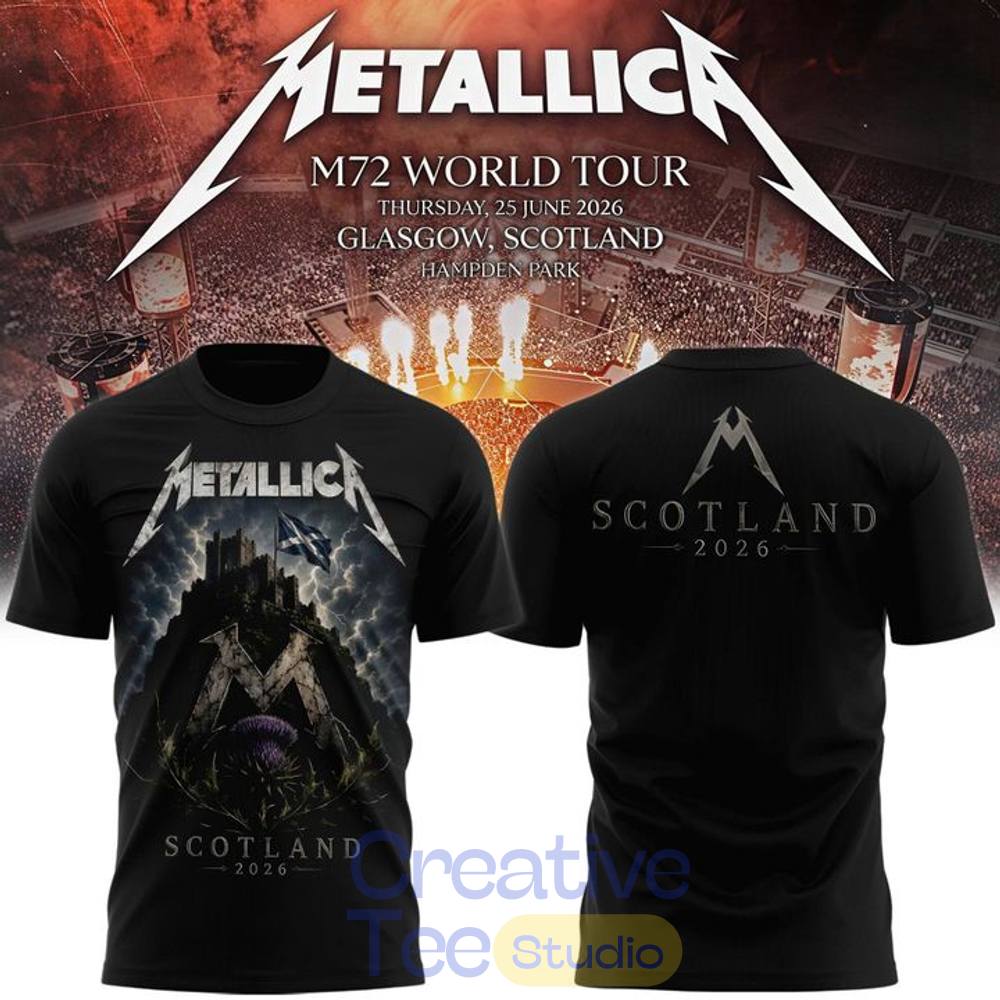 Metallica M72 World Tour Glasgow Special T-Shirt