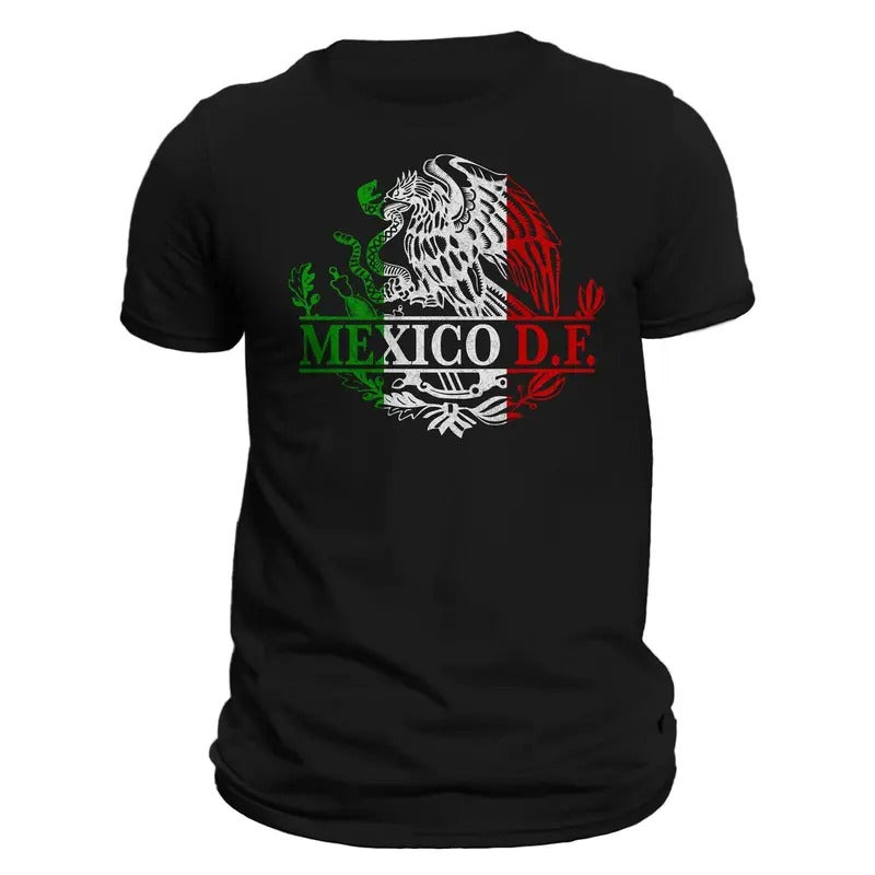 Mexico D.F. Mexico Eagle Emblem Mexican T-Shirts