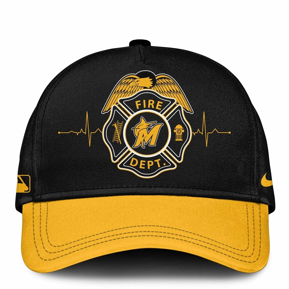 Miami Marlins First Responders 2025 Baseball Jersey Jogger Hat - Grishko.com