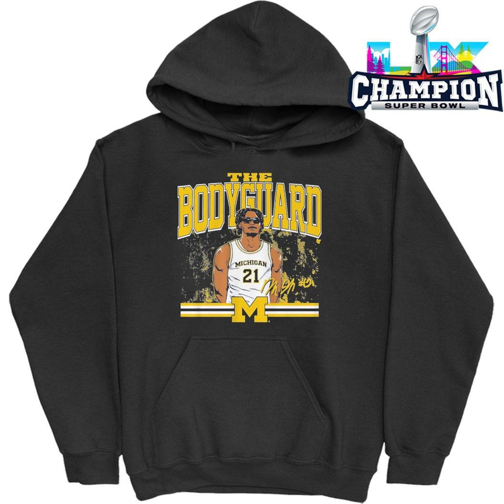 Michigan Basketball Morez Johnson Jr The Bodyguard Shirt