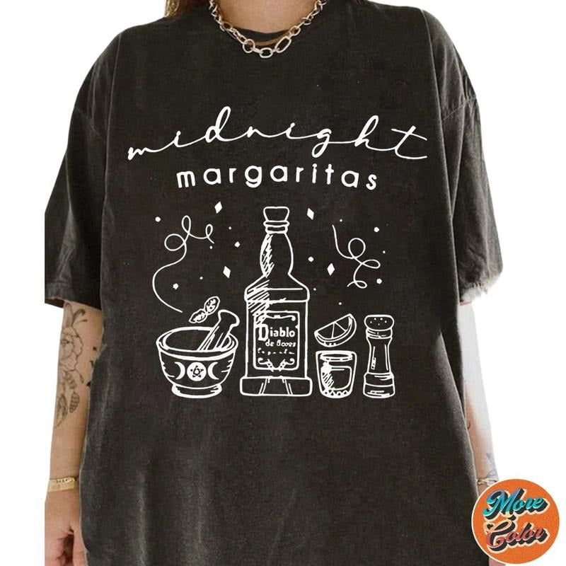 Midnight Margaritas Practical Magic Movie Shirt Cotton Crew Neck Size S 3XL Menswear Top Womenswear Top Underwear Streetwear T-Shirts