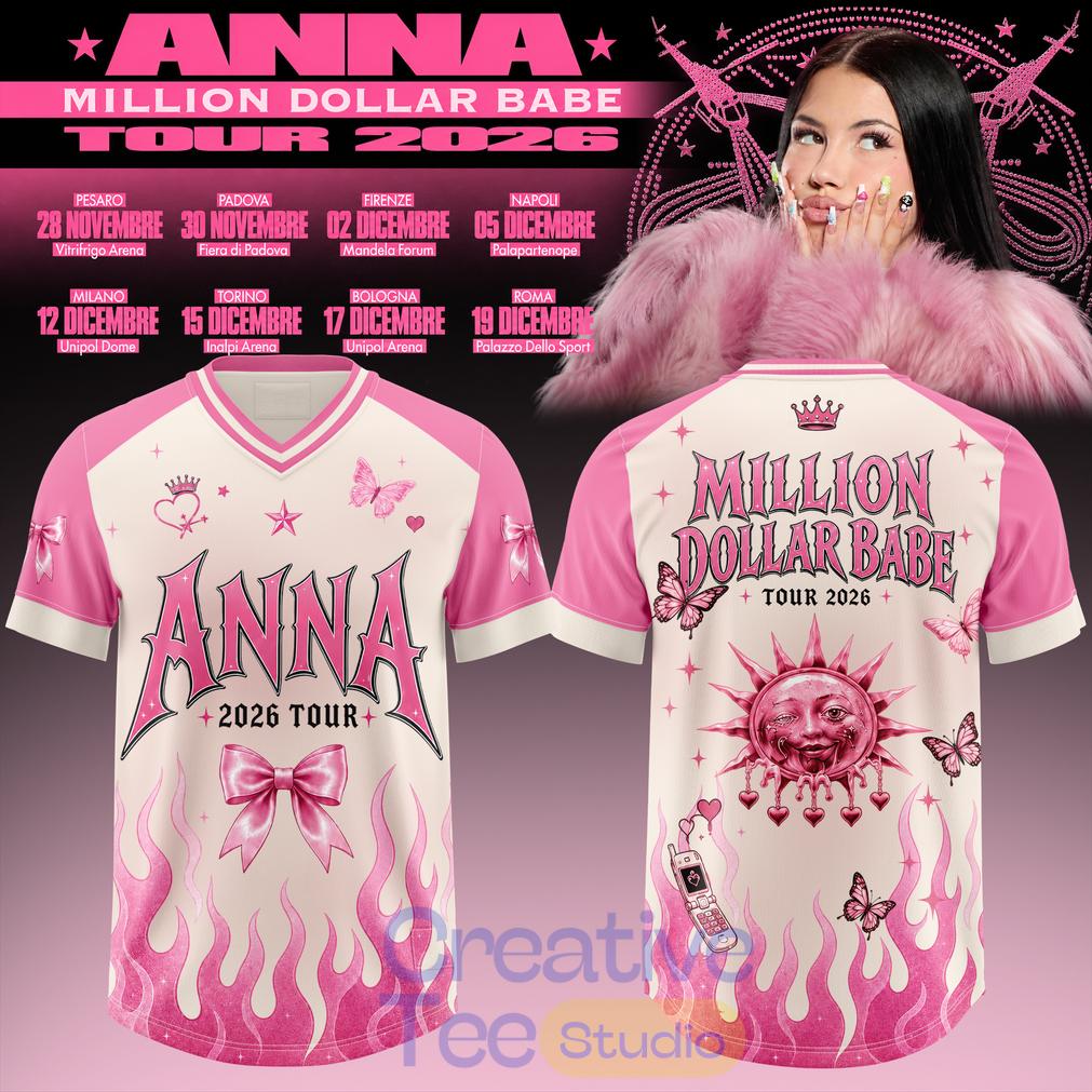 ANNA Million Dollar Babe Tour 2026 Football Jersey