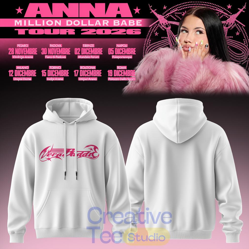 ANNA Million Dollar Babe Tour 2026 White Hoodie