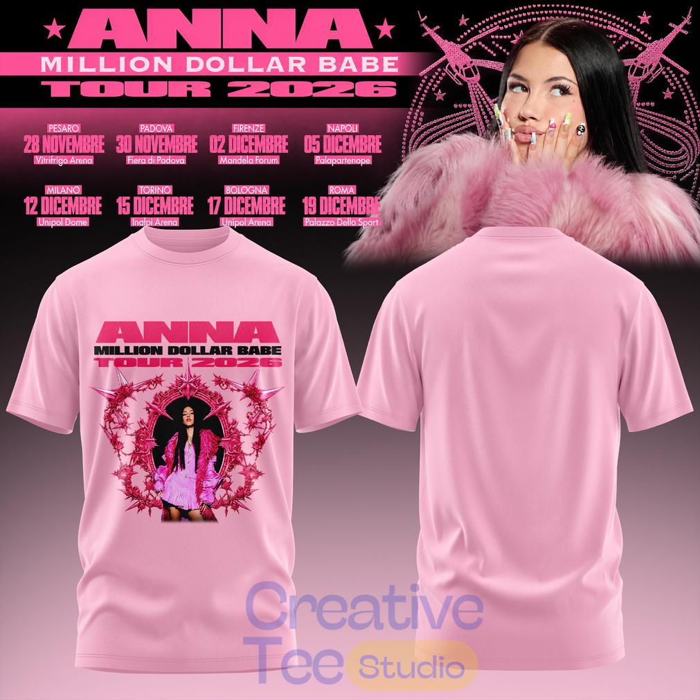ANNA Million Dollar Babe Tour Pink T-Shirt