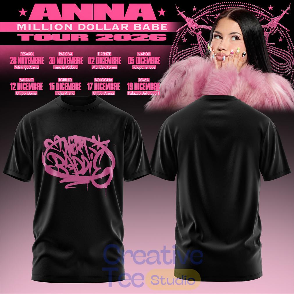 ANNA Million Dollar Babe Tour Special Black Tee
