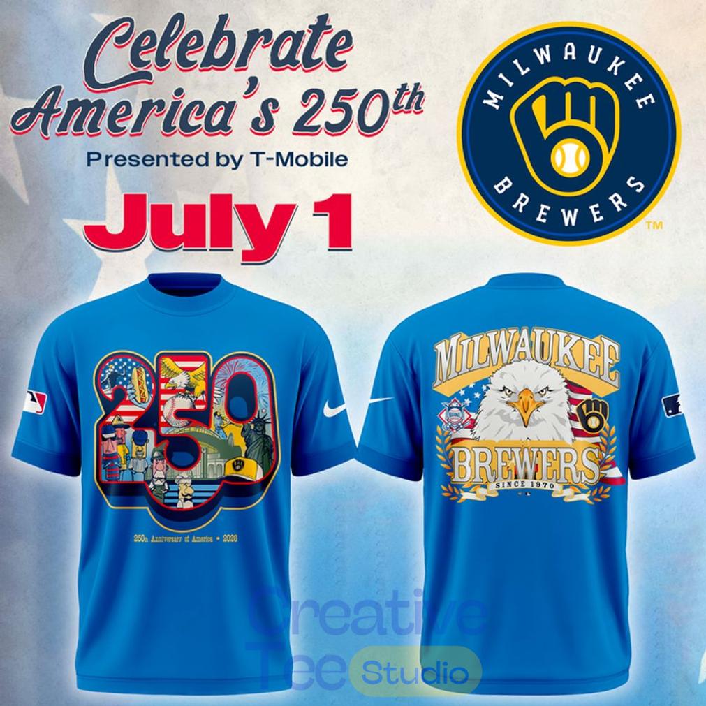 Milwaukee Brewers Celebrate America’s 250th T-Shirt