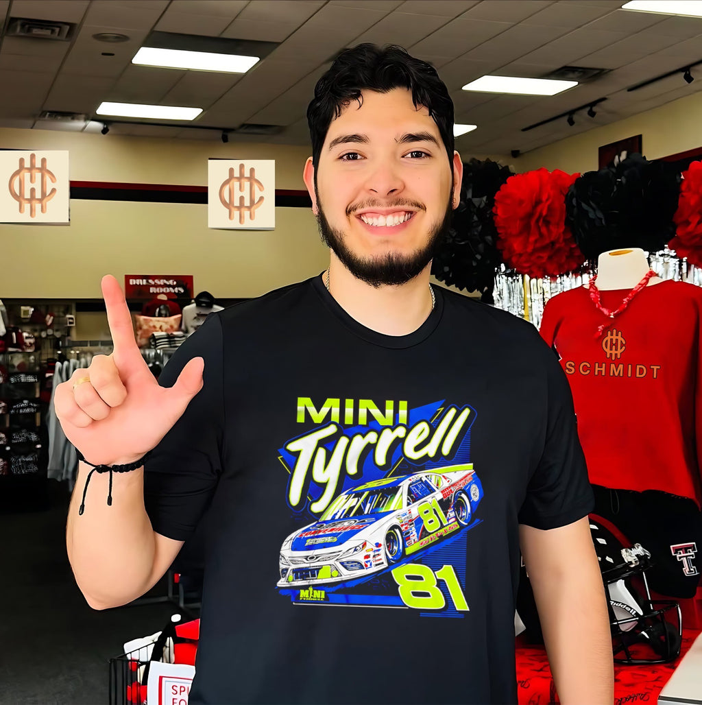 Mini Tyrrell 81 Racing Car motorsport graphic shirt