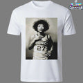 Mitch Johnson With Jimi Hendrix Wear Jersey Seattle Supersonics T-Shirts