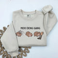 Moo Deng Funny Baby Hippo Moo Deng Gang Cute Baby Pygmy Hippo Moo Deng Hippo Lover Shirt Menswear T-Shirts