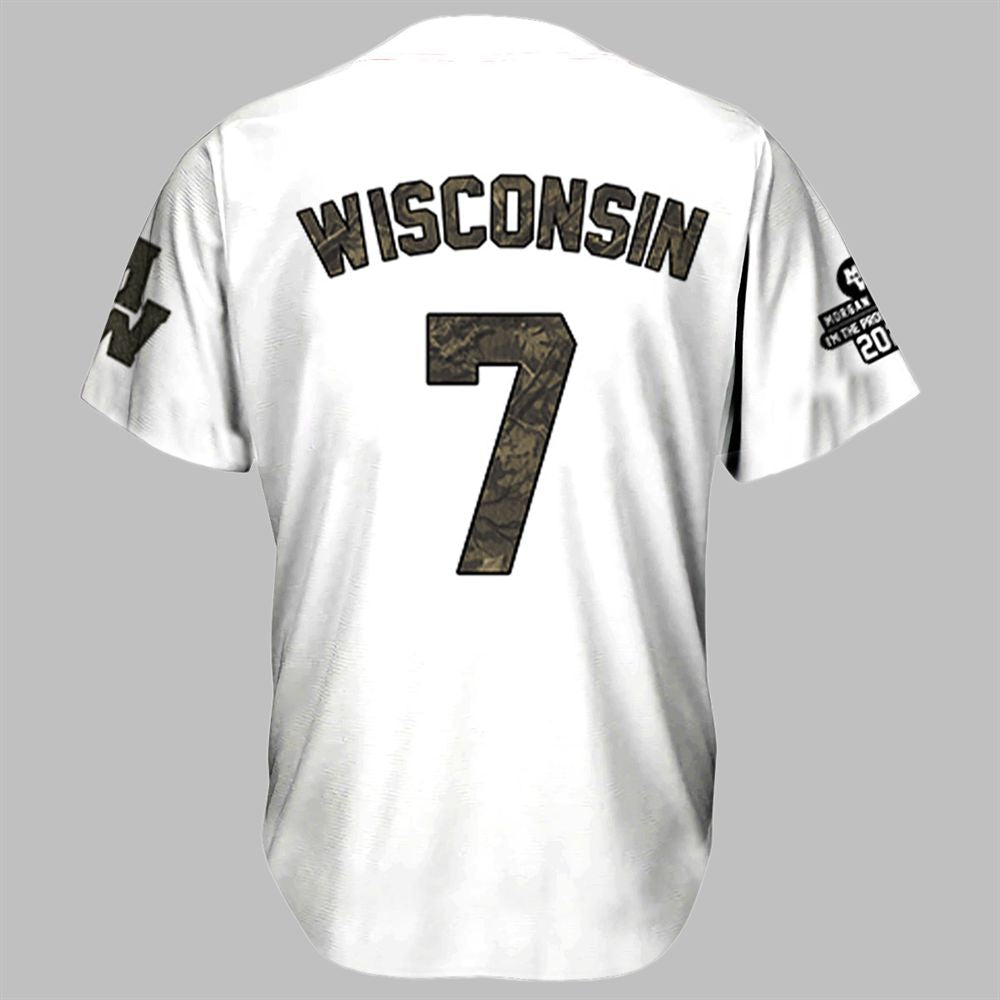 Morgan I'm The Problem Wisconsin Badgers Jersey - Grishko.com