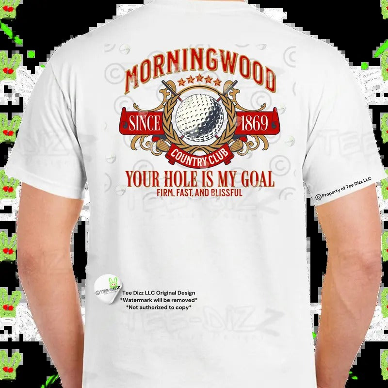 Morningwood Country Club Funny Menswear Top T-Shirts