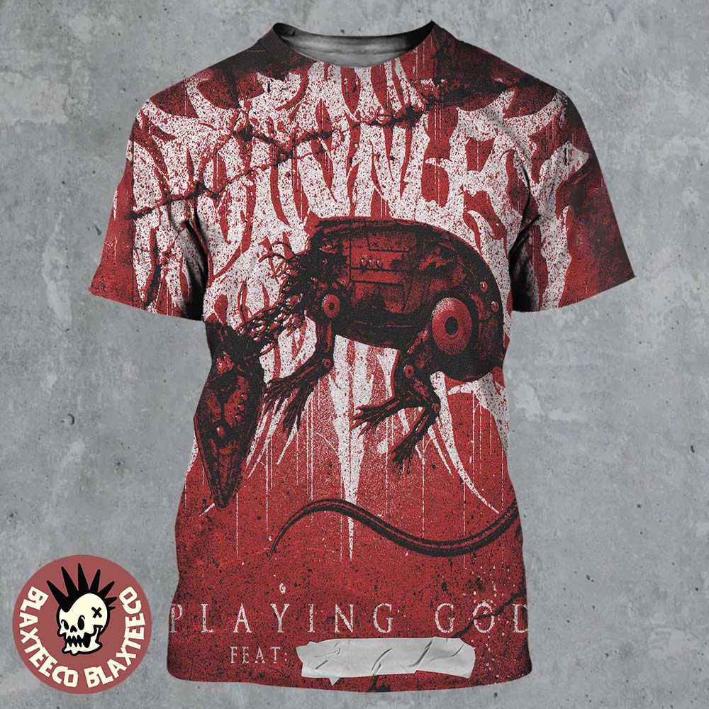 Motionless In White Playing God Song Cover Art All Over Print Shirt