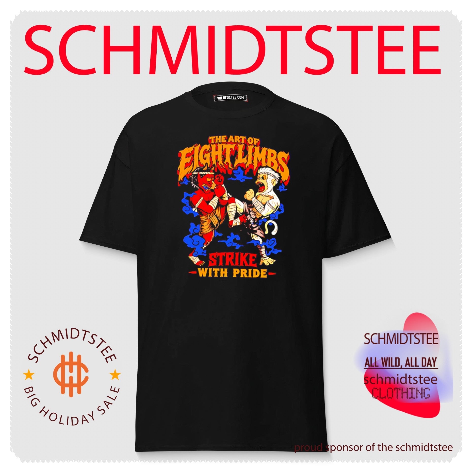 Muay Thai Oni and Hanuman the Art of Eight Limbs Strike with Pride shirt