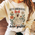 My Flabbers Have Been Gasted Funny Gag Rude Goose Mood Snarky Animal Sarcastic Goose Humor Shirt Attitude Humor Fun Goose Shirt T-Shirts