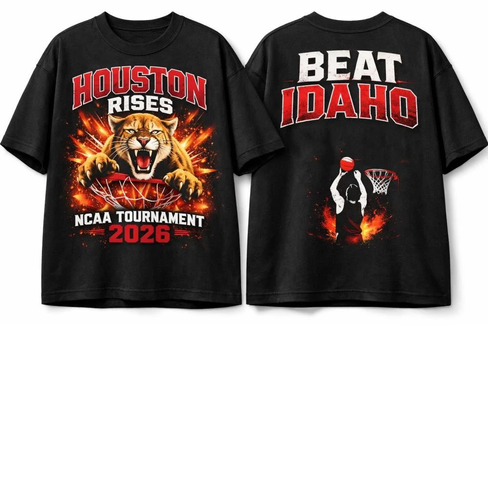 NCAA tournament 2026 Houston beats Idaho shirt