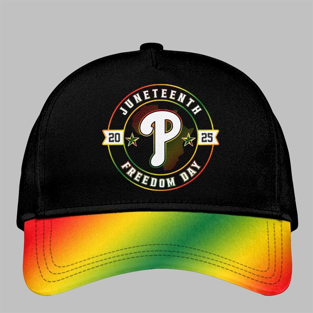 Philadelphia Phillies Juneteenth Day 2025 Baseball Jersey Hat - Grishko.com