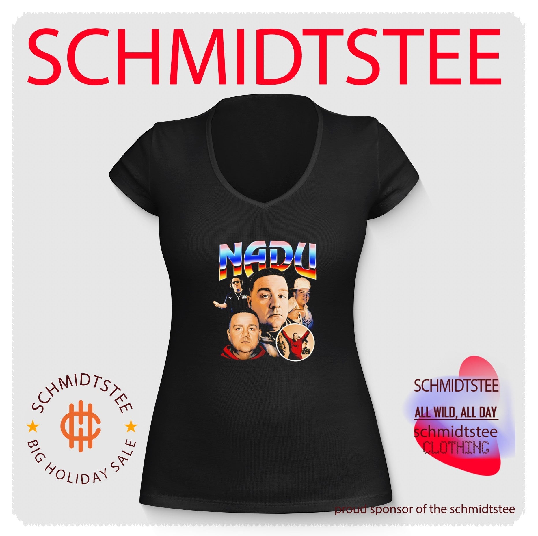 Nadu Tribute Collage Portrait Graphic shirt