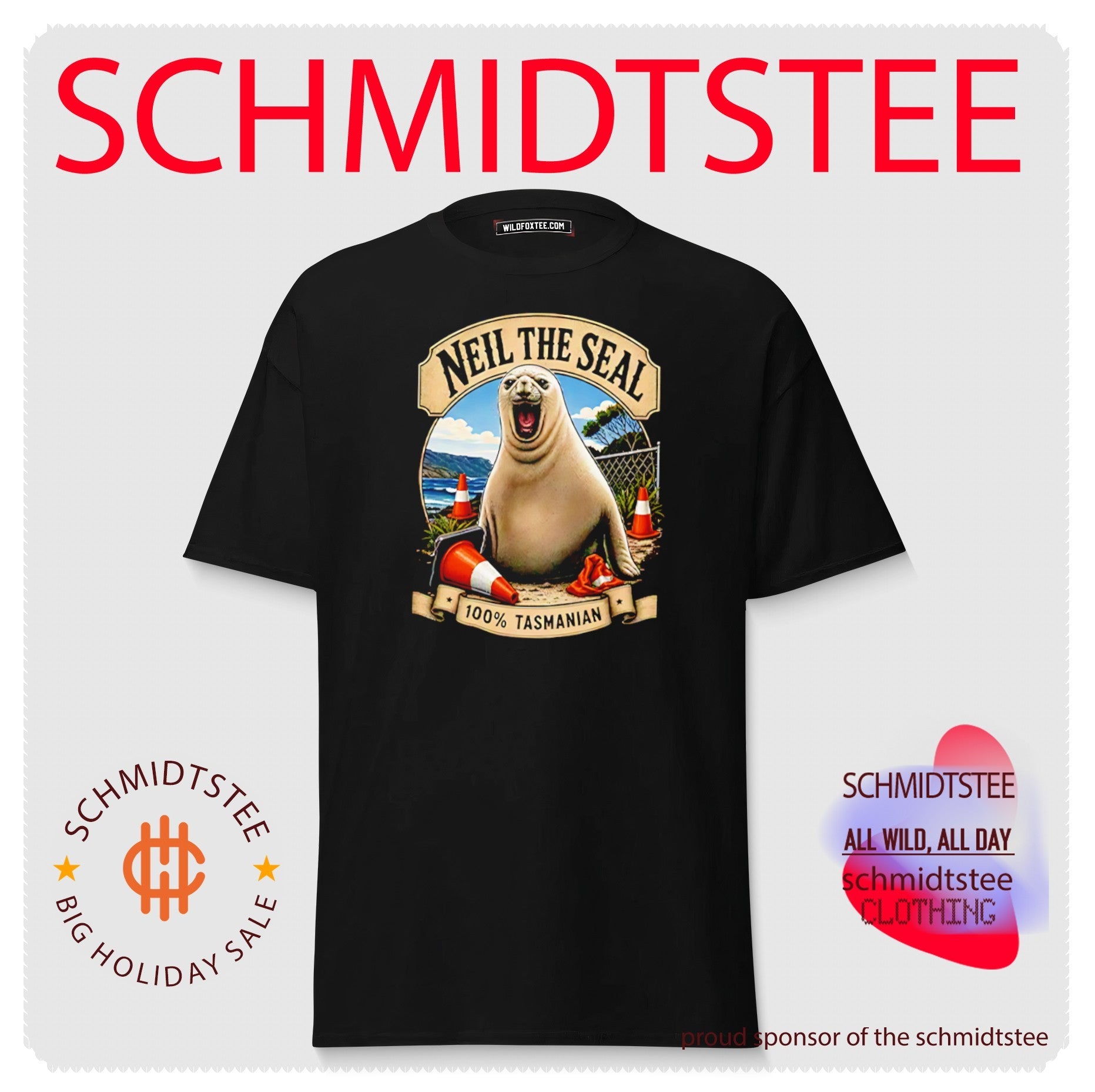 Neil The Seal 100% Tasmanian shirt