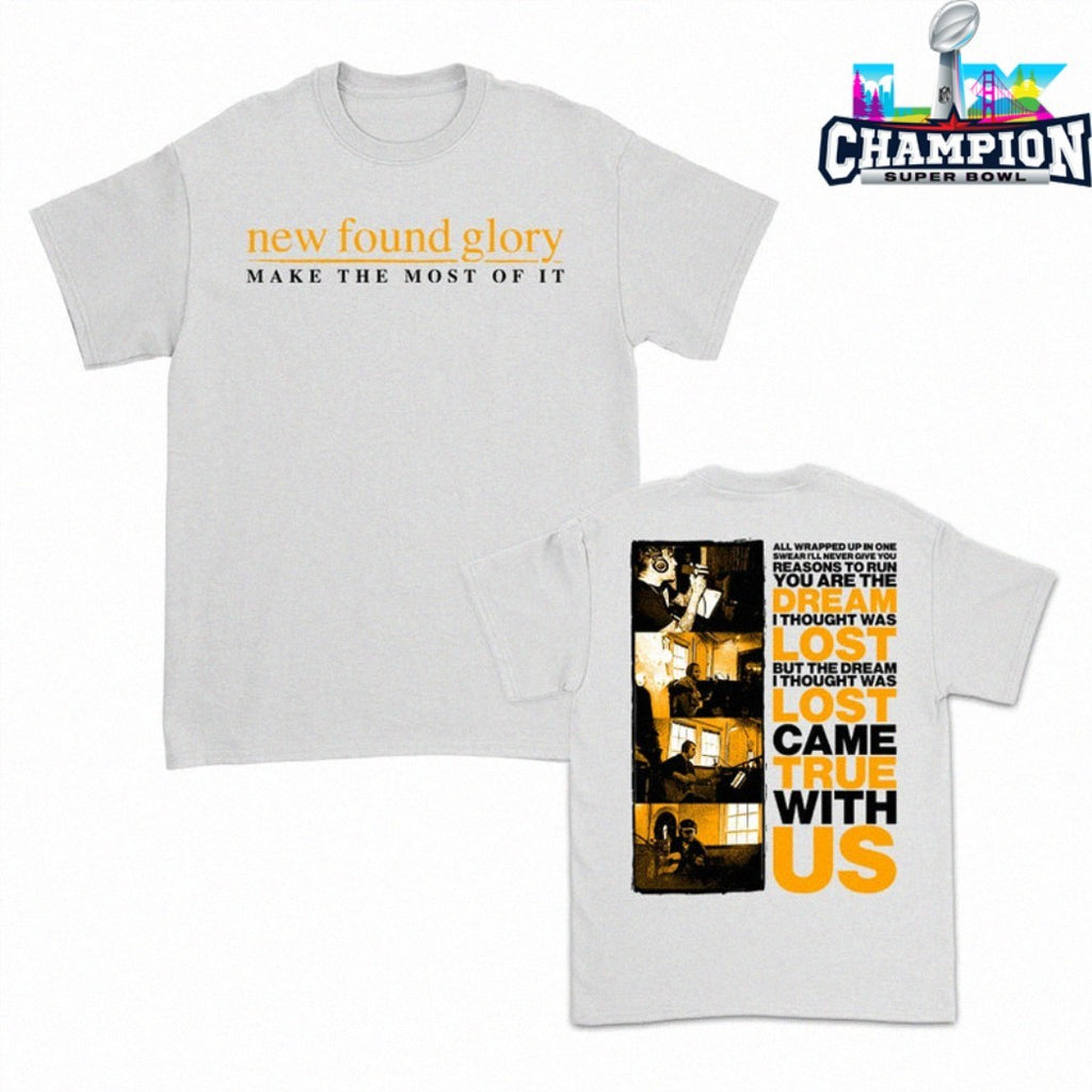 New Found Glory Make The Most Of It HxC Lyrics T-shirts