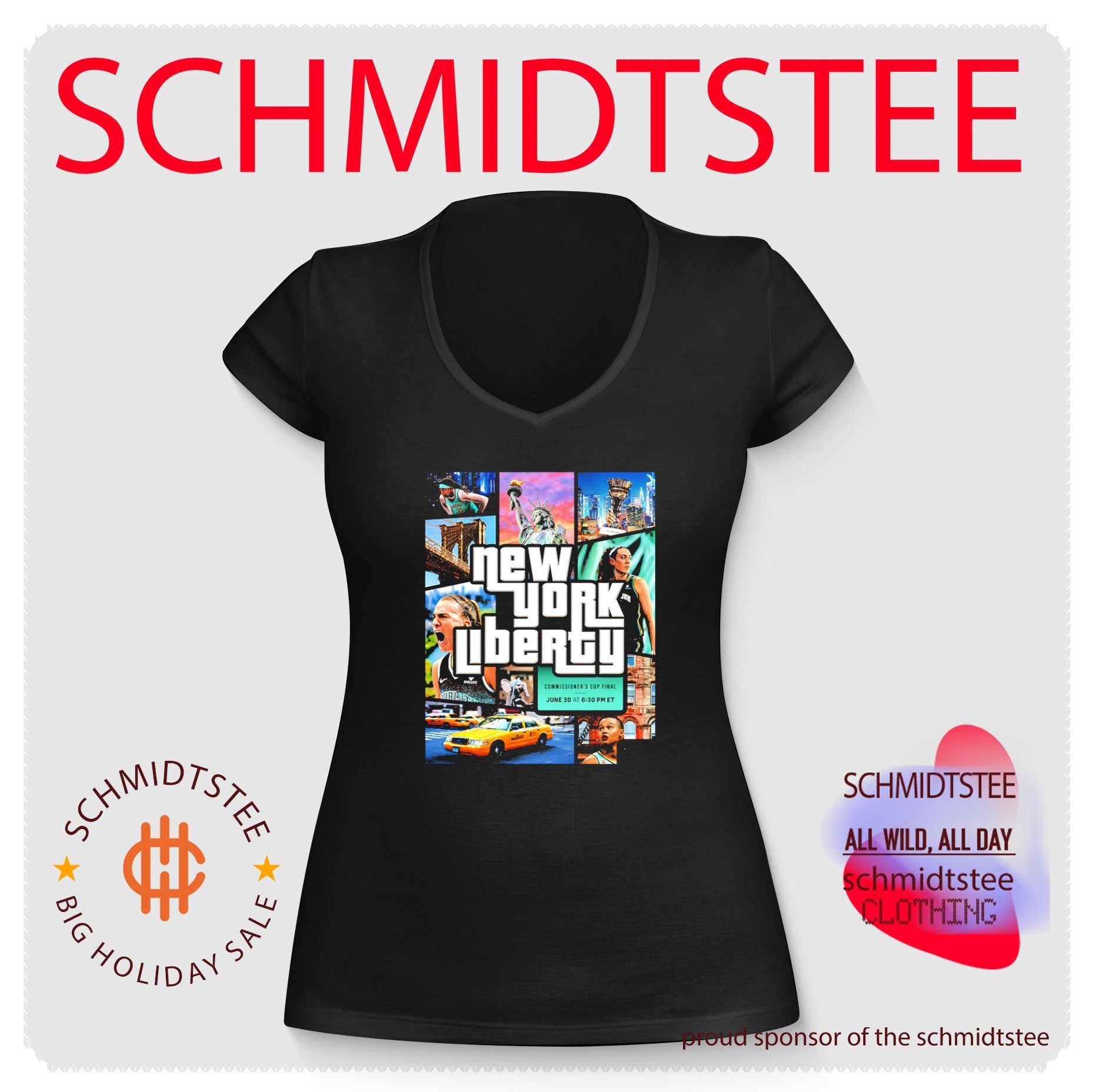 New York Liberty Commissioner’s Cup Champions GTA shirt