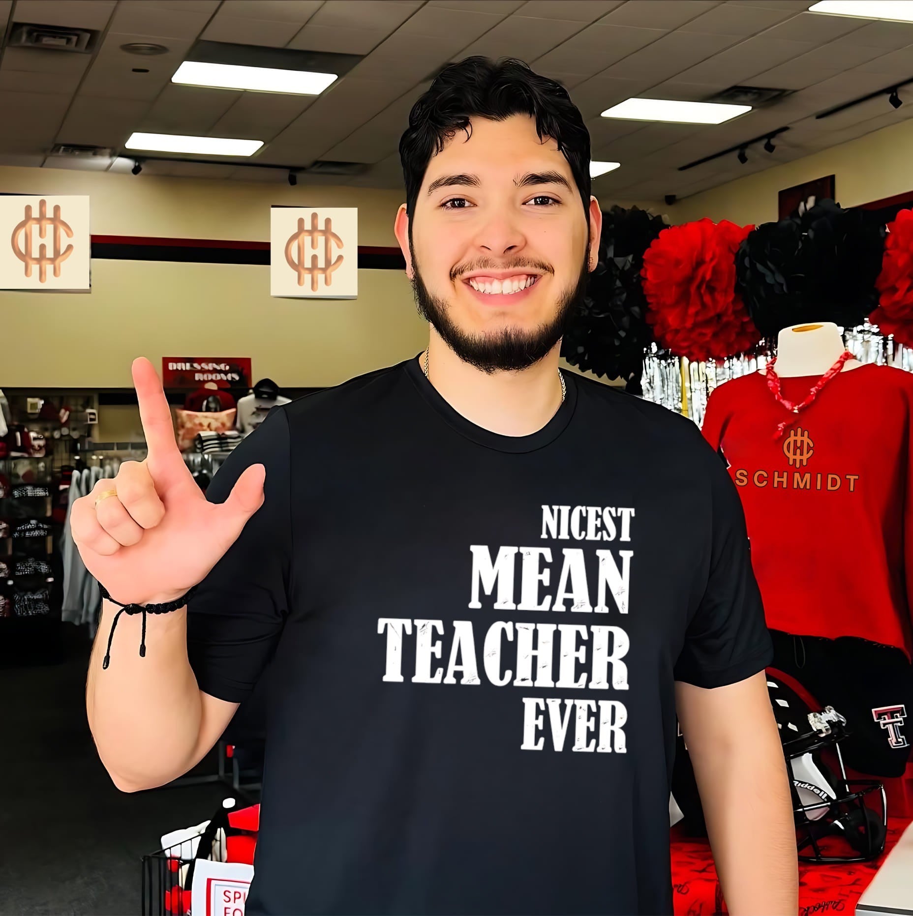 Nicest mean teacher ever shirt