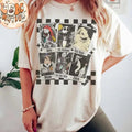Nightmare Before Shirt Nightmare Characters Tarot Cards Shirt Cartoon Halloween Shirt Spooky Season Shirt Halloween Party T-Shirts