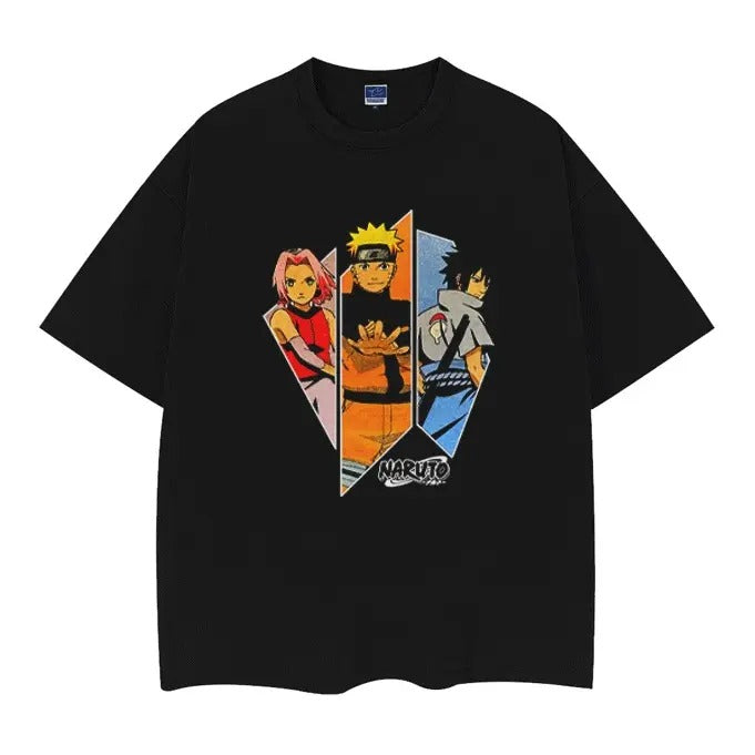 Ninja "Dead Last Trio" Vintage Anime 100% Cotton Original Top T-Shirts