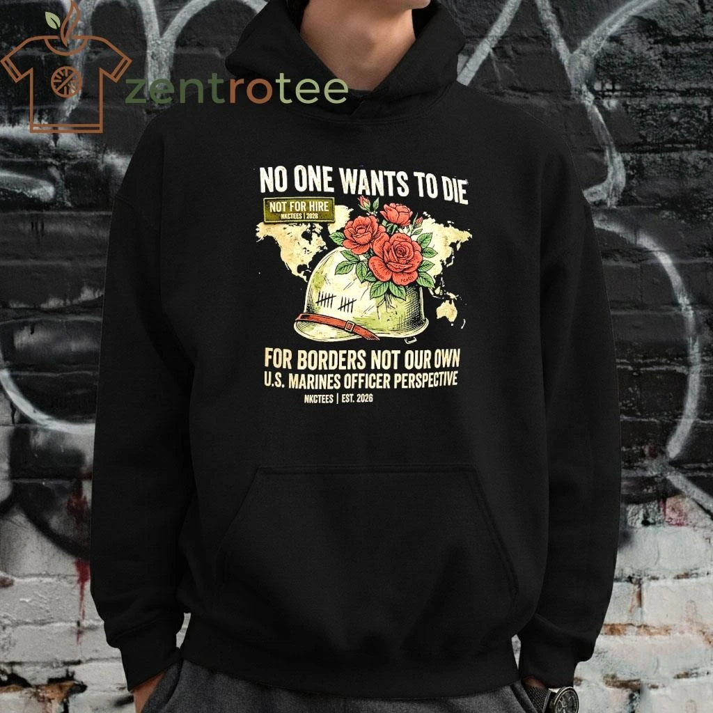 Nkctees No One Wants To Die For Israel T-shirt – Military Vintage Coordinate flowers