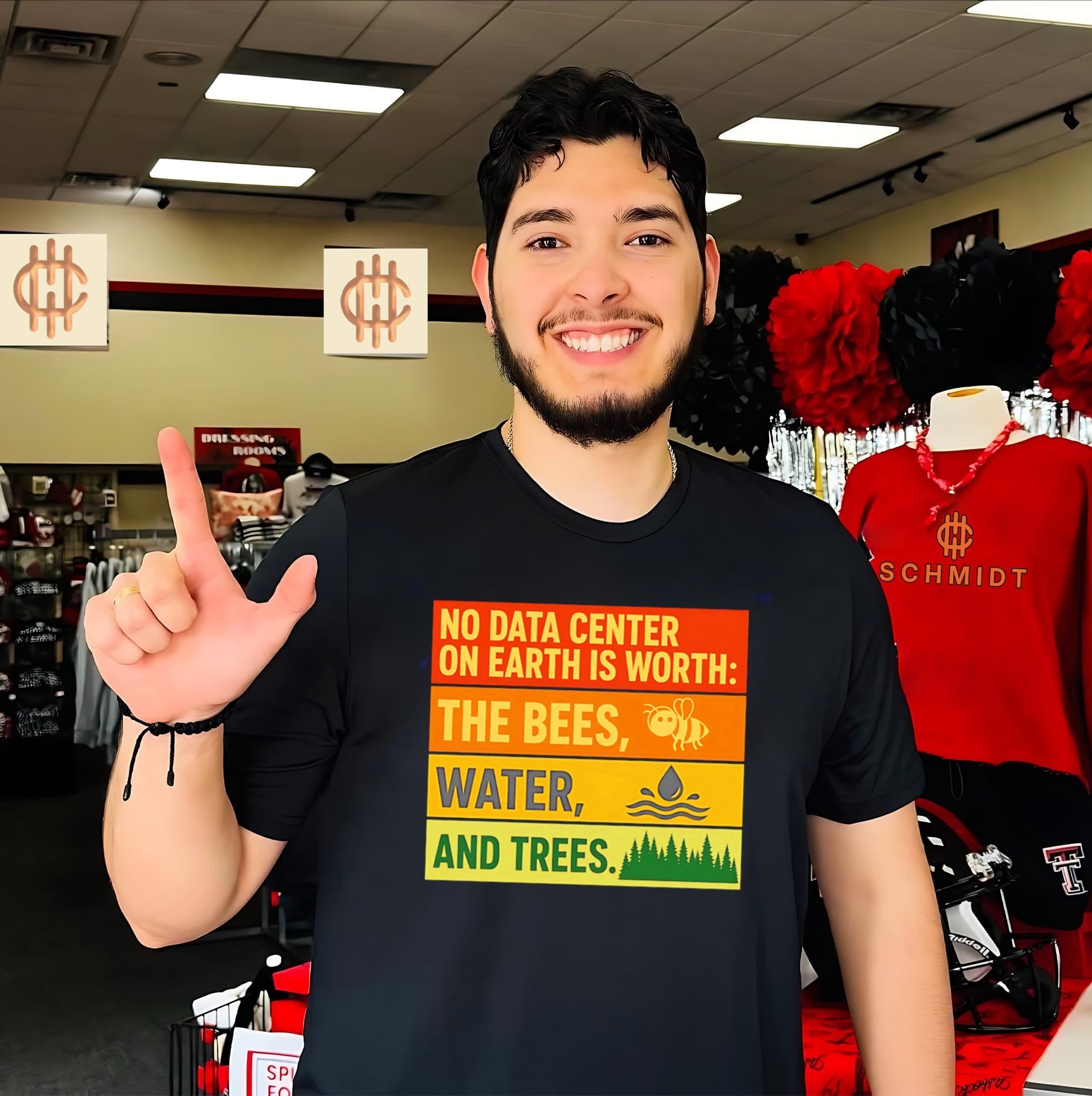 No data center on earth is worth the bees water and trees graphic shirt
