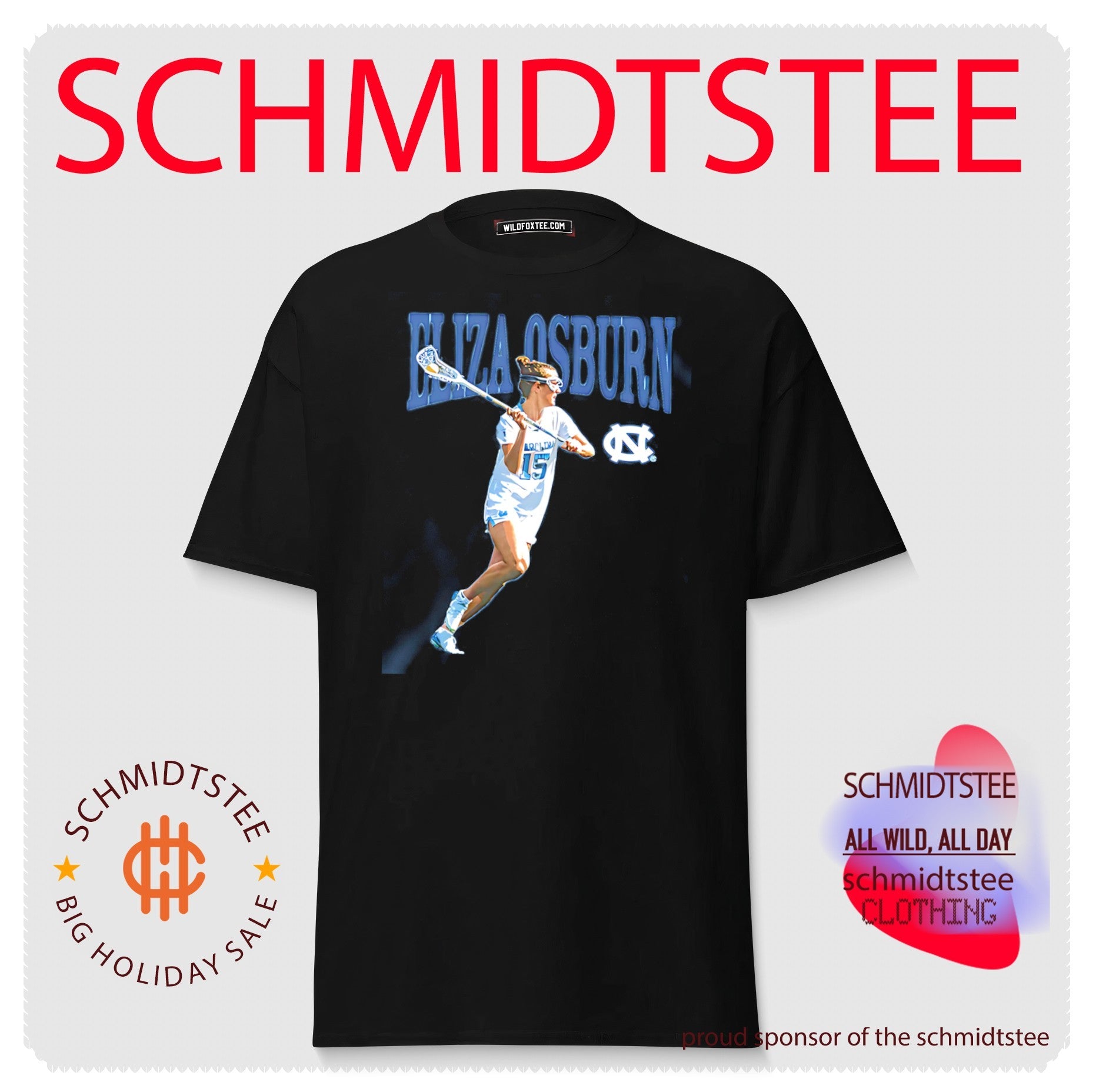 North Carolina Tar Heels Eliza Osburn portrait shirt