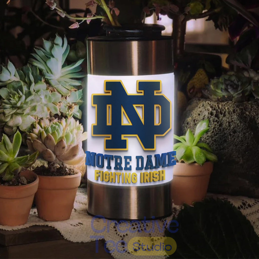 Notre Dame Fighting Irish Waterproof Solar Garden Light