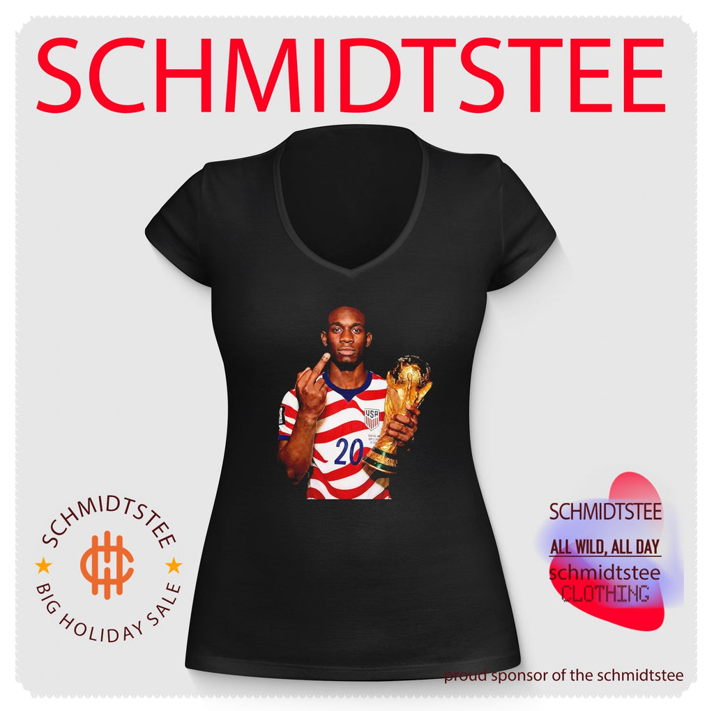 Folarin Balogun US Men’s National Soccer Team World Cup Champion middle finger shirt