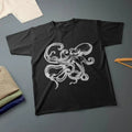 Octopus Ink Drawing Kraken Various Sizes & Colours Made USA T-Shirts