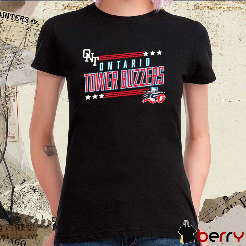 2026 Celebrating America’s 250th MiLB Ontario Tower Buzzers t-shirt