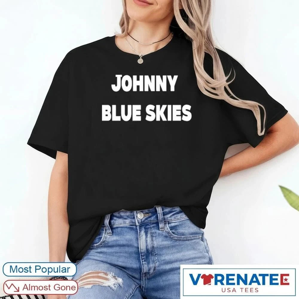 Official 2026 Johnny Blue Skies Logo T-shirt