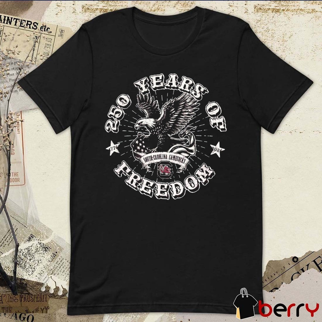 2026 NCAA South Carolina Gamecocks Americana 250 Years of Freedom t-shirt