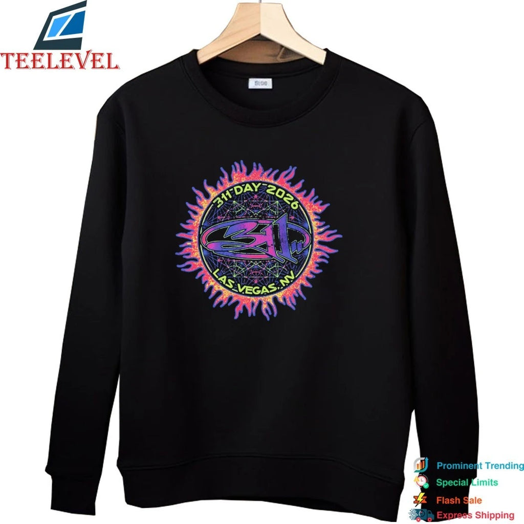 Official 311 Day 2026 Las Vegas NV Sacred Sun Shirts