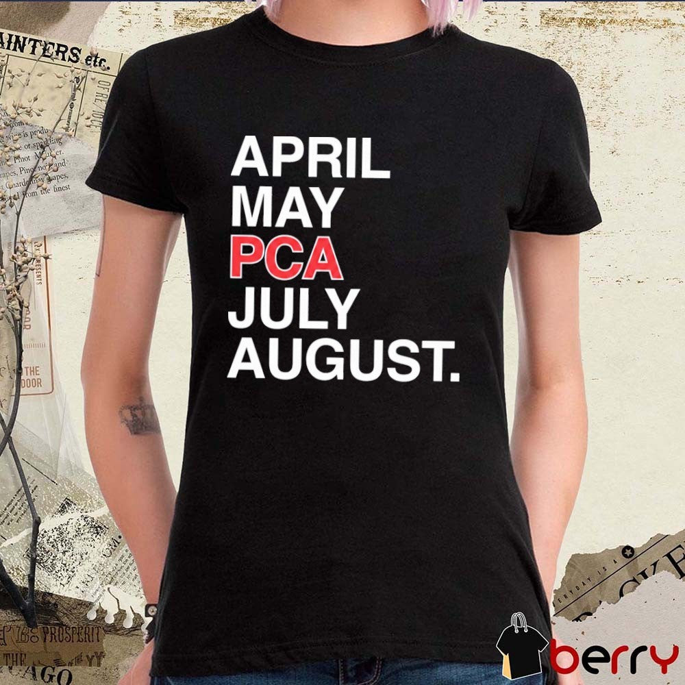 April May PCA July August Pete Crow-Armstrong Chicago Cubs MLB t-shirt