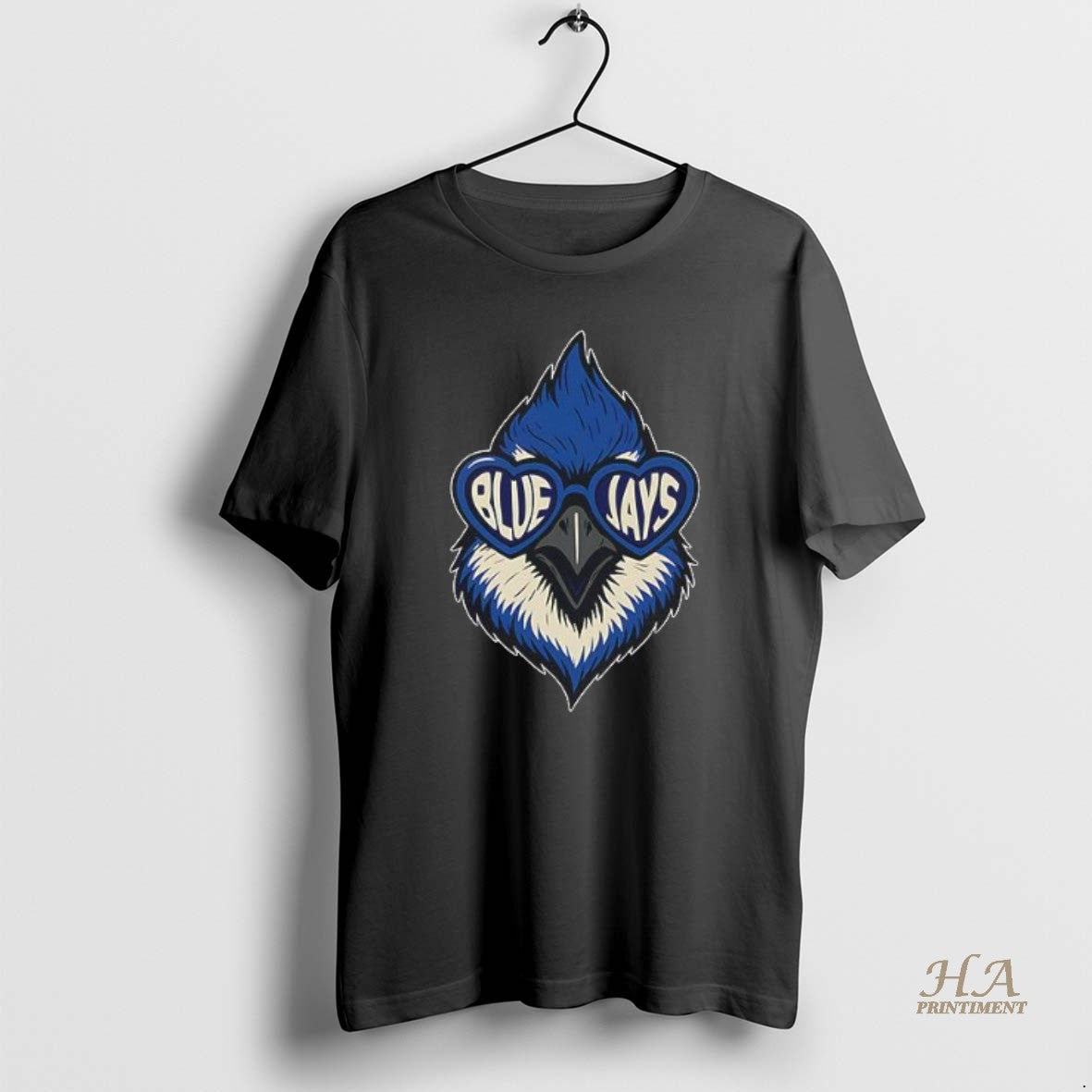 Official Blue Jay Bird Retro Big Head