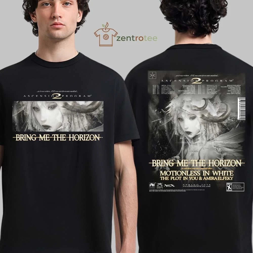 Official Bring Me The Horizon Ascension Program 2 North America Tour Spring 2026 tee