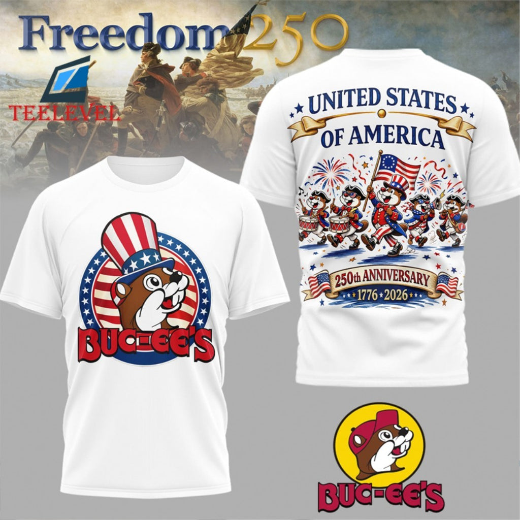 Official Buc Ee’s United States Of America 250th Anniversary 1776 2026 T-shirts
