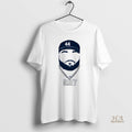 Official Cam Skattebo Silhouette Face New York Giants