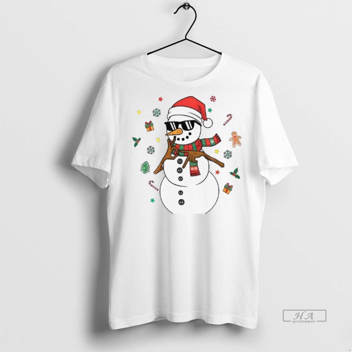 Official Cool Snowman Christmas Funny Six Seven 6 7 Meme Shirt