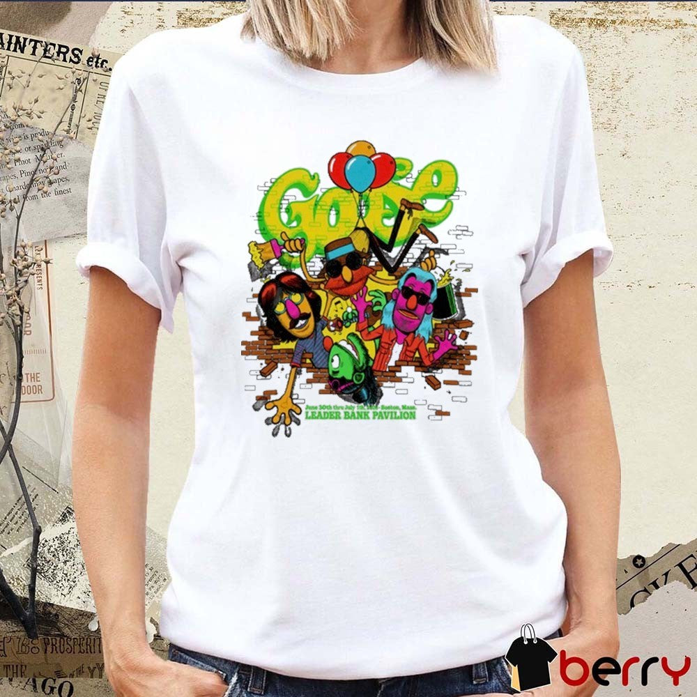 Goose June 30- July 1 2026 Leader Bank Pavilion Boston MA Tour Shirt