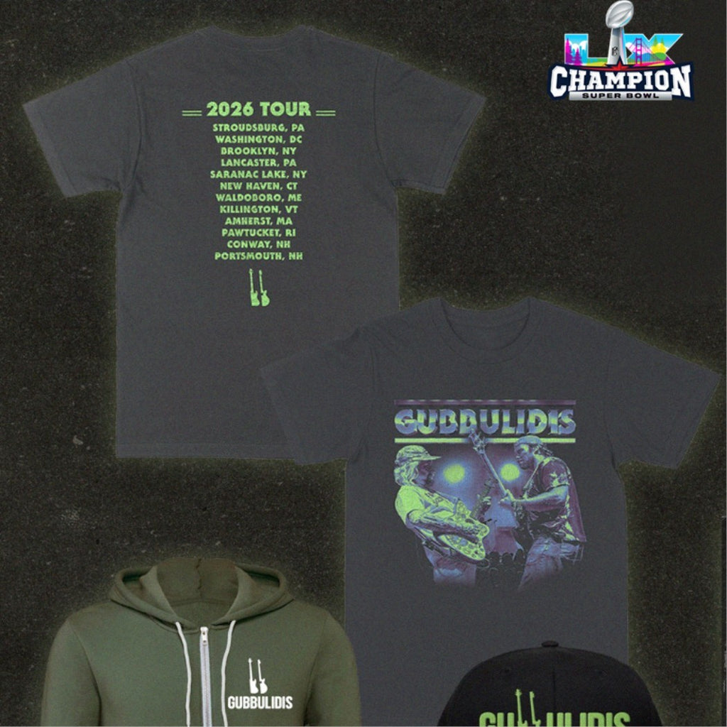 Official Gubbulidis Tour 2026 Dates T-Shirts